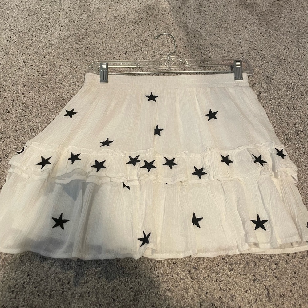 rock n rags white star skirt